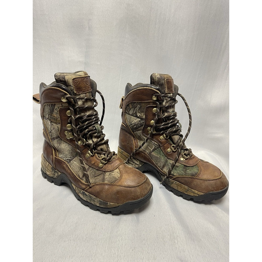Game Winner Hunting Boots Mens 8.5 Waterproof Realtree Camo
